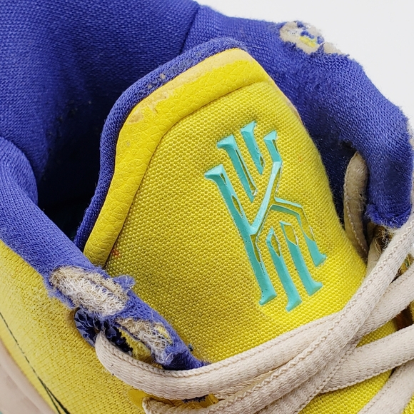 Nike Kyrie 7 '1 World 1 People' CQ9326-700 Yellow Green Black Men's Size 9.5 - Picture 10 of 12